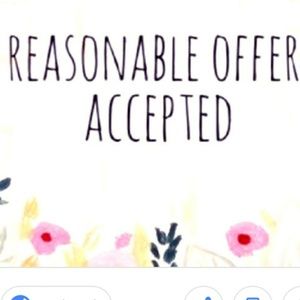 Feel free to make me a reasonable offer